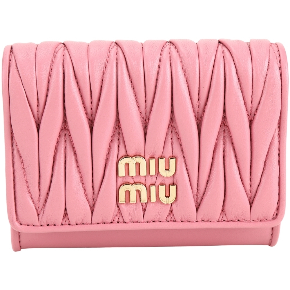 MIU MIU pocket wallet_pink