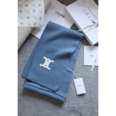 CELINE_SCARF_BLUE_30x200