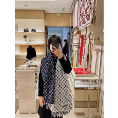 Louis Vuitton_SCARF_BLUE_45x200